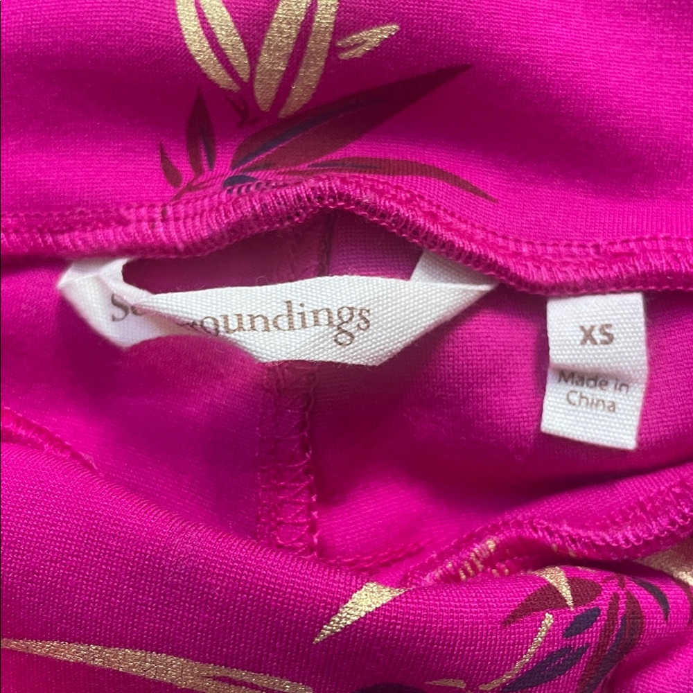 Soft Surroundings Emiko Ponte Pants Fuchsia/Pink Size XS NWOT - Picture 4 of 8